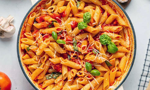 Tomato Garlic Penne